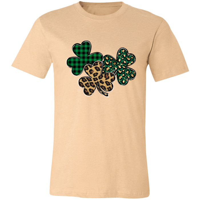 Shamrocks Plaid and Leopard T-Shirt