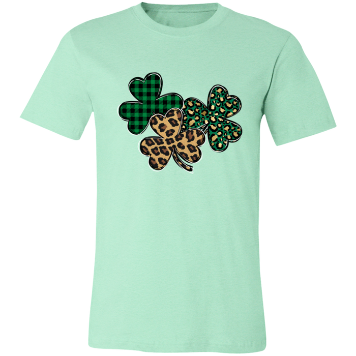 Shamrocks Plaid and Leopard T-Shirt