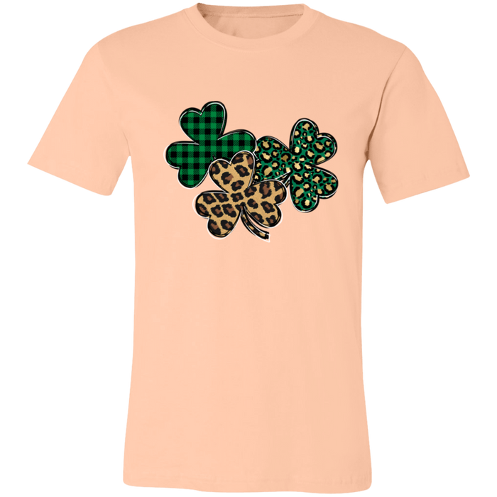 Shamrocks Plaid and Leopard T-Shirt