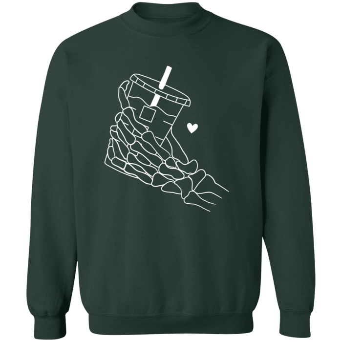 Skeleton Coffee Sweatshirt