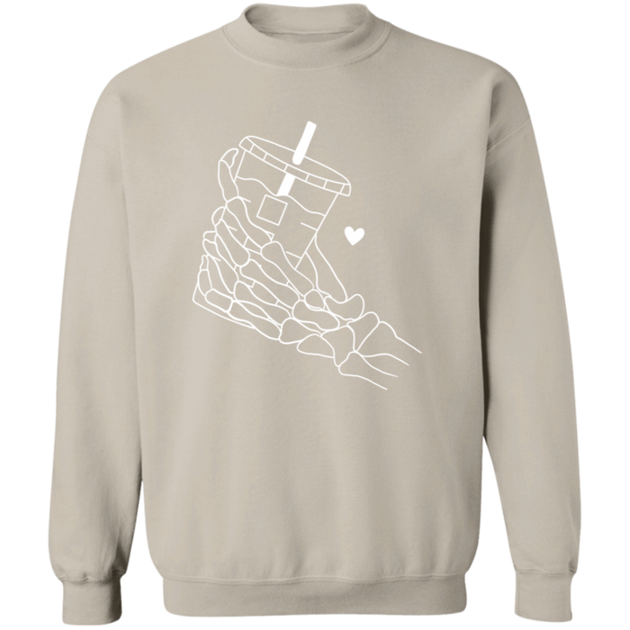 Skeleton Coffee Sweatshirt
