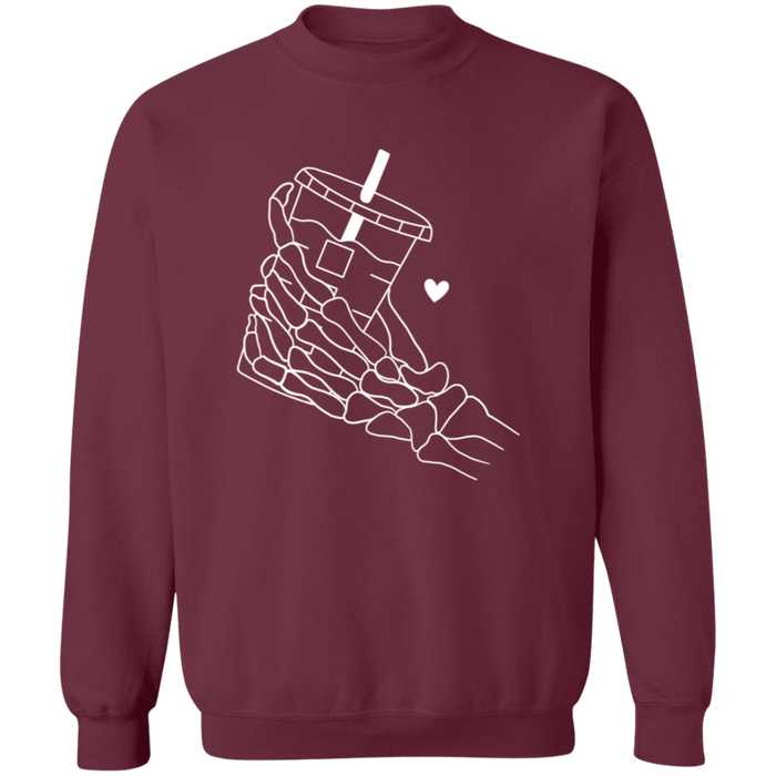 Skeleton Coffee Sweatshirt