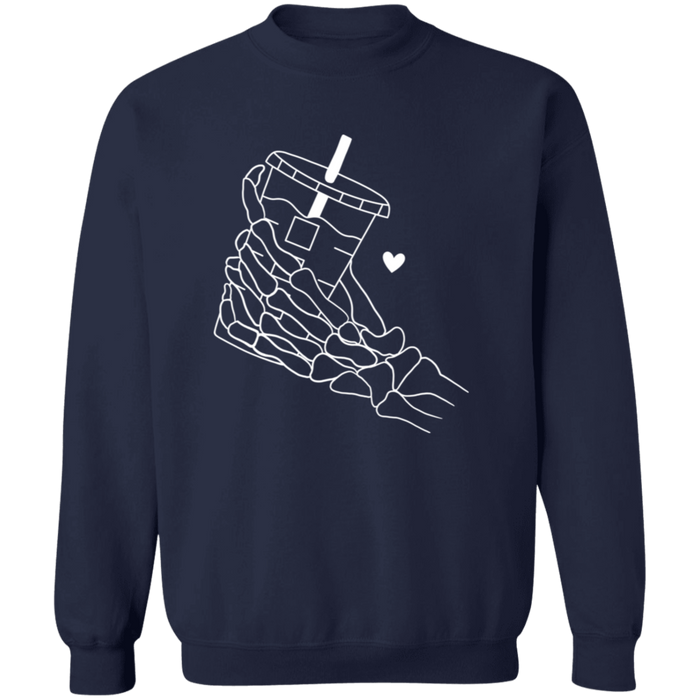 Skeleton Coffee Sweatshirt