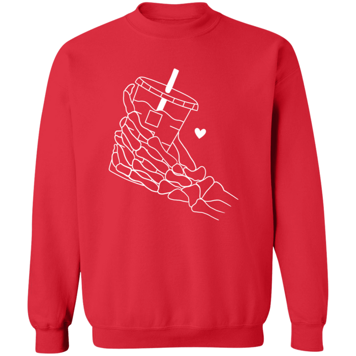 Skeleton Coffee Sweatshirt