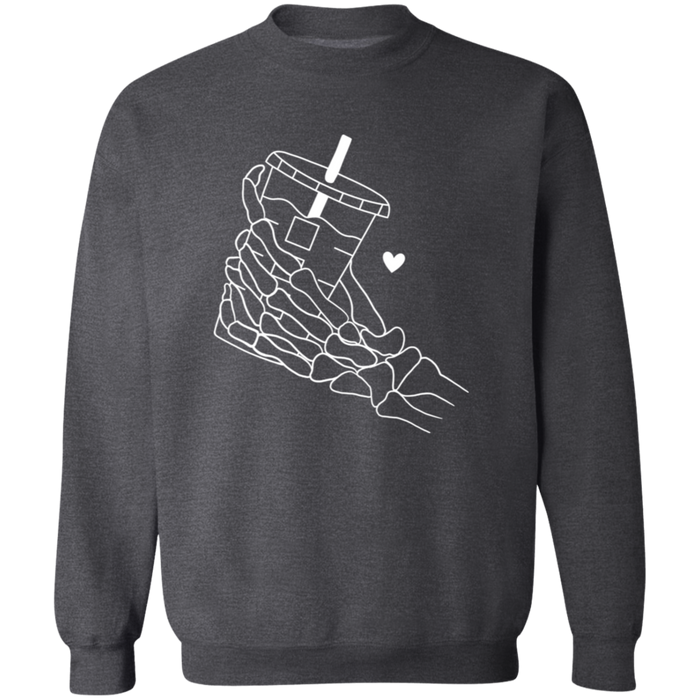 Skeleton Coffee Sweatshirt