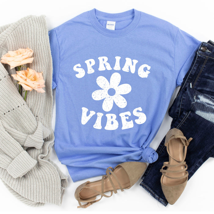 Spring Vibes Retro T-Shirt