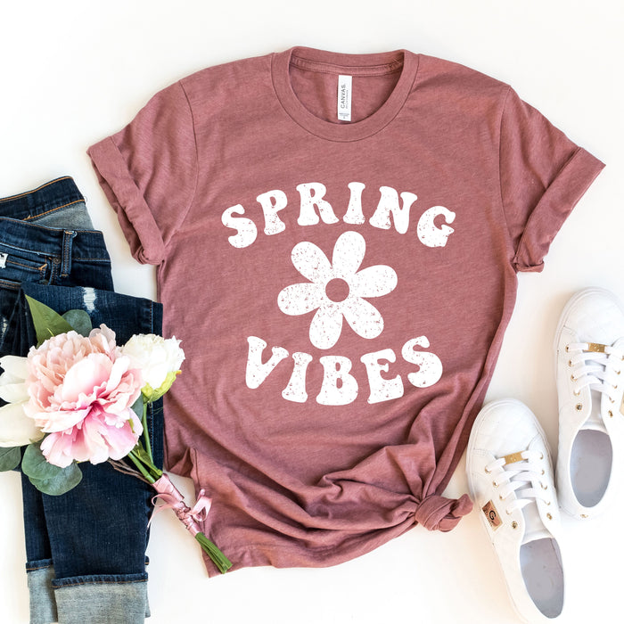 Spring Vibes Retro T-Shirt