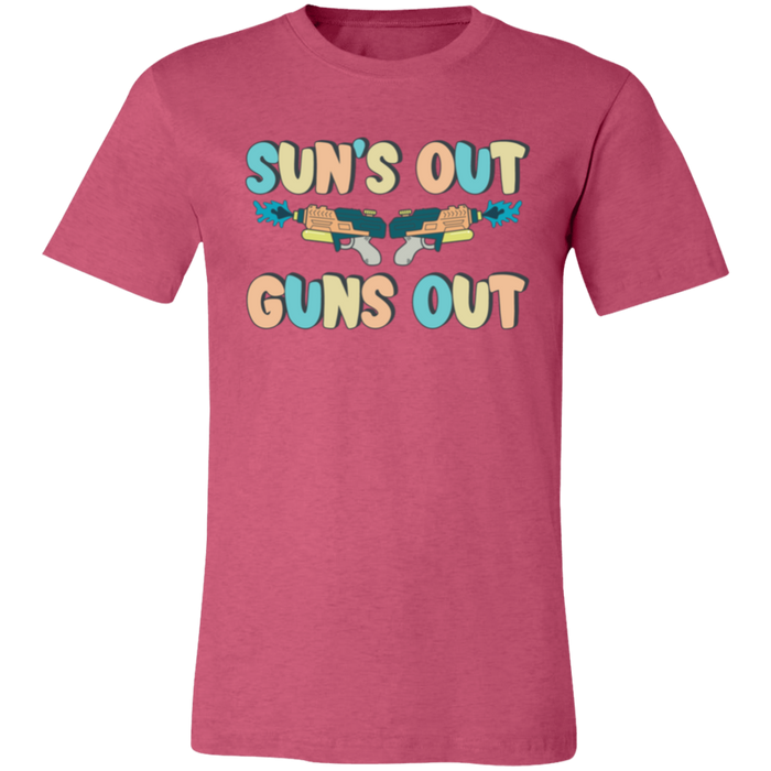 Sun's Out Guns Out Summer Pastels T-Shirt