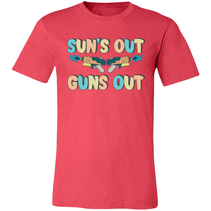 Sun's Out Guns Out Summer Pastels T-Shirt