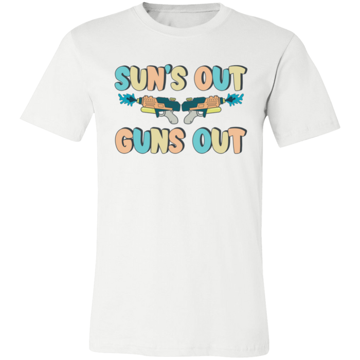 Sun's Out Guns Out Summer Pastels T-Shirt
