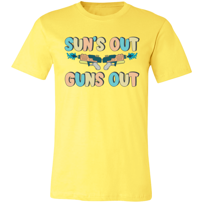 Sun's Out Guns Out Summer Pastels T-Shirt