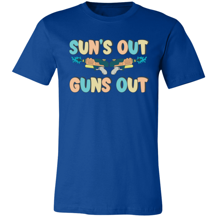 Sun's Out Guns Out Summer Pastels T-Shirt