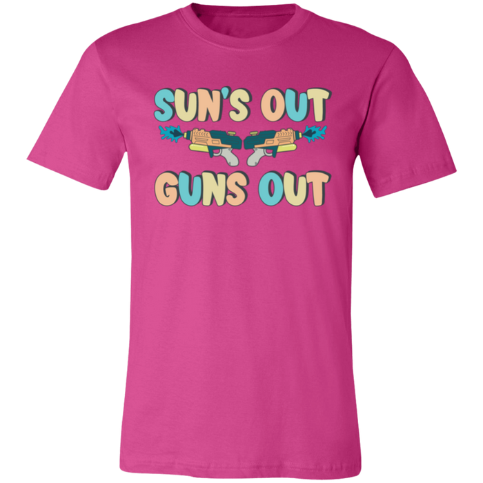 Sun's Out Guns Out Summer Pastels T-Shirt