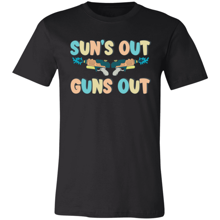 Sun's Out Guns Out Summer Pastels T-Shirt