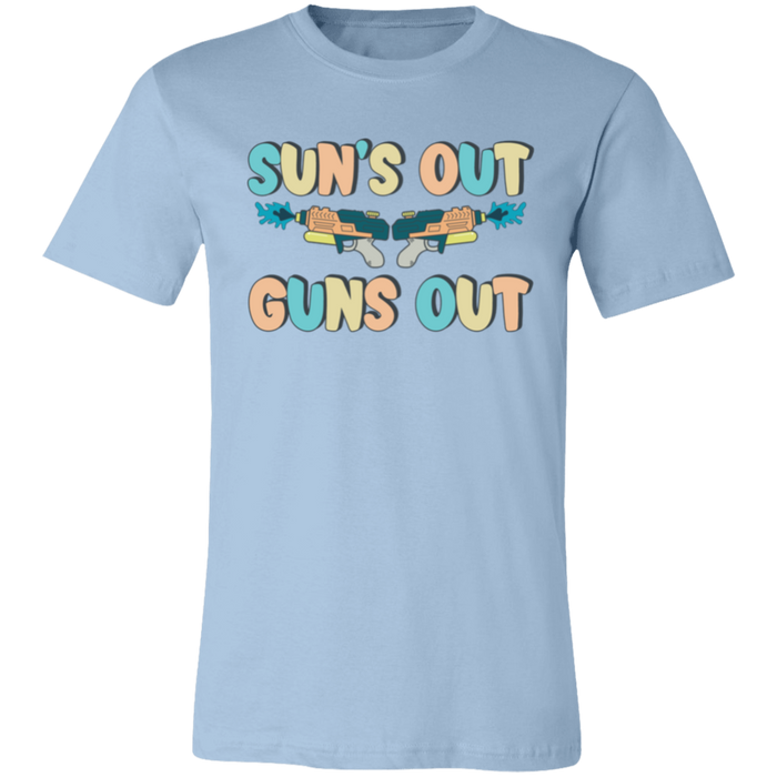 Sun's Out Guns Out Summer Pastels T-Shirt