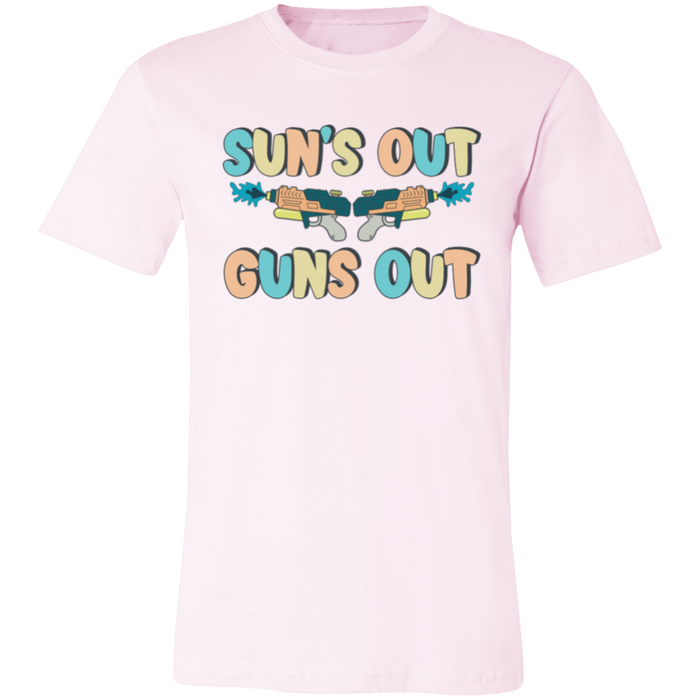 Sun's Out Guns Out Summer Pastels T-Shirt
