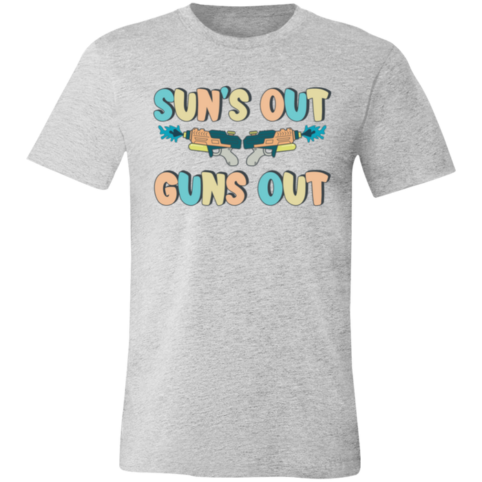 Sun's Out Guns Out Summer Pastels T-Shirt