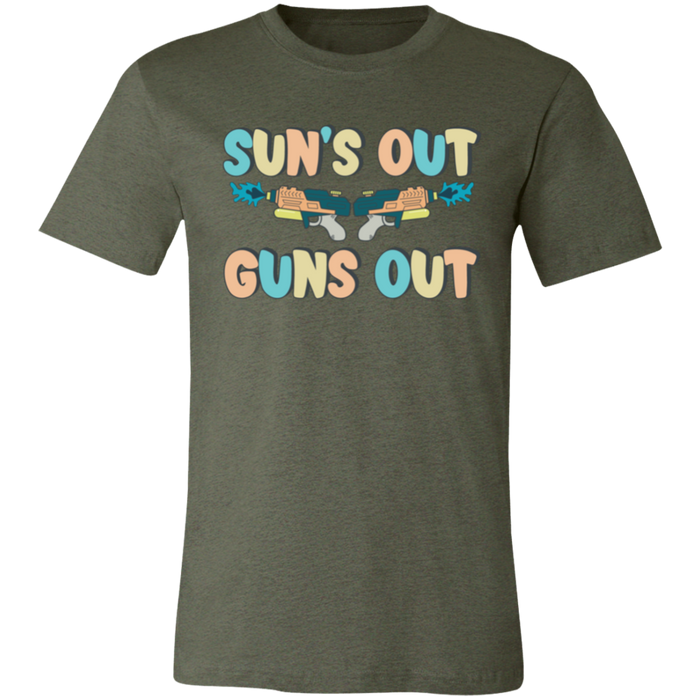 Sun's Out Guns Out Summer Pastels T-Shirt