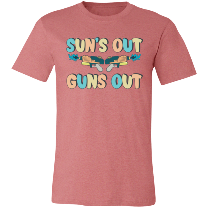 Sun's Out Guns Out Summer Pastels T-Shirt