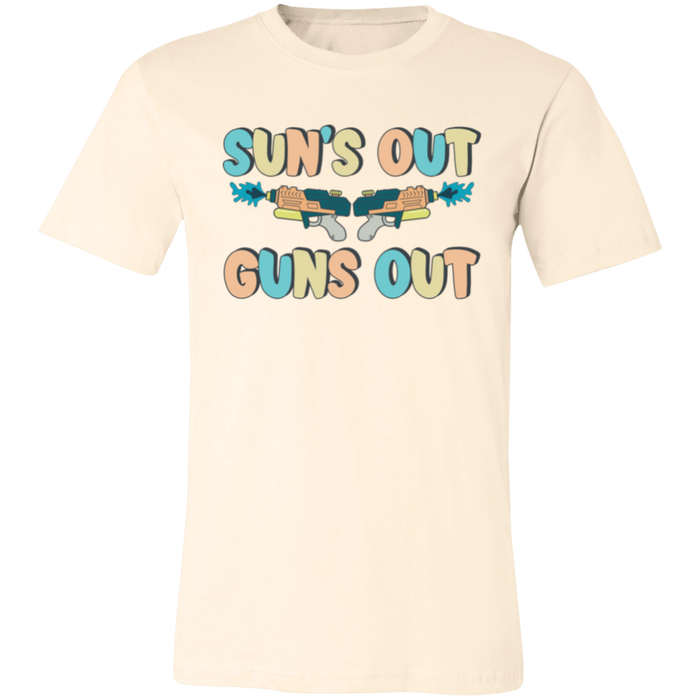 Sun's Out Guns Out Summer Pastels T-Shirt