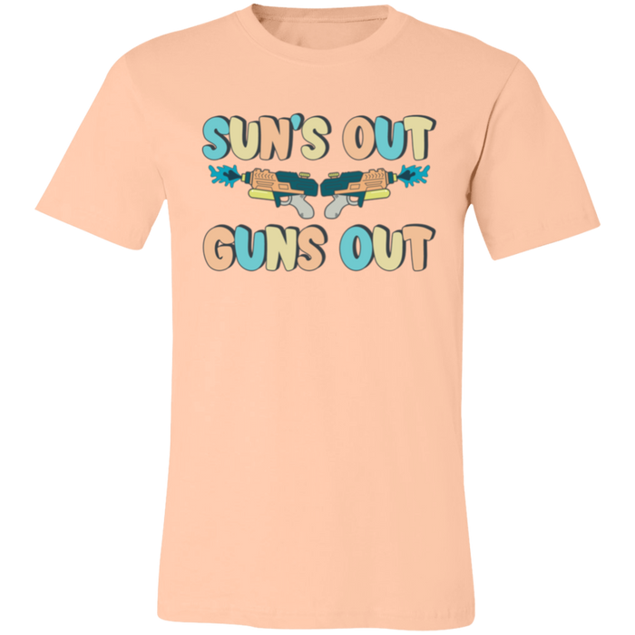 Sun's Out Guns Out Summer Pastels T-Shirt