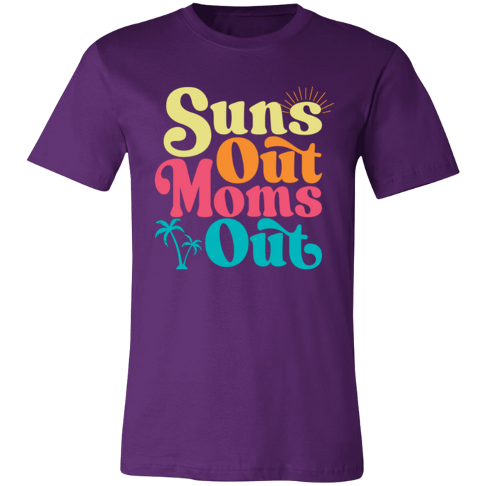 Suns Out Moms Out T-Shirt — graphic t-shirt