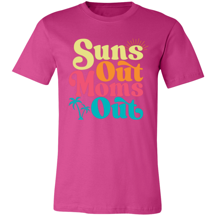 Suns Out Moms Out T-Shirt — graphic t-shirt