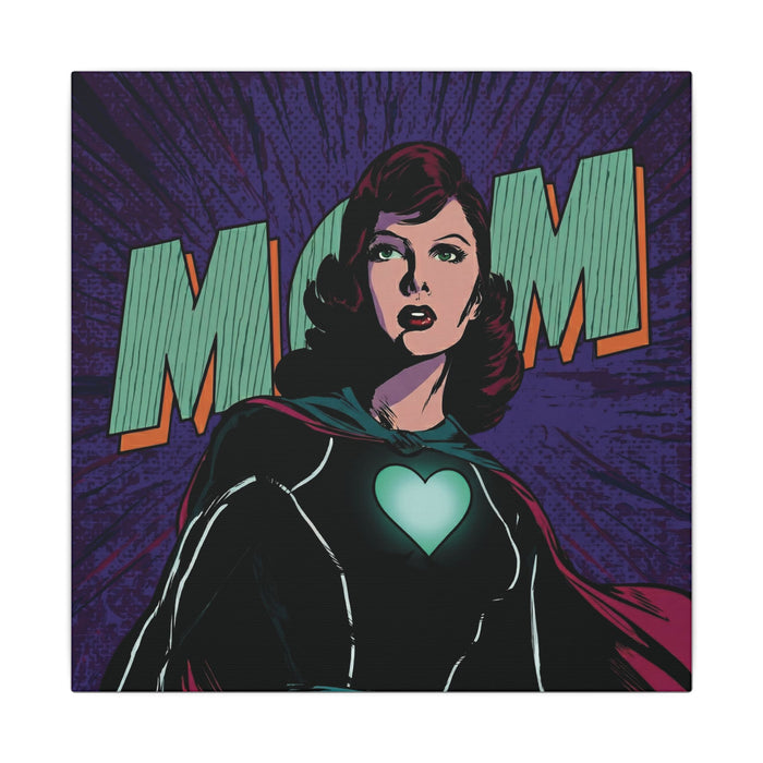 Superhero Mom Canvas Wall Art