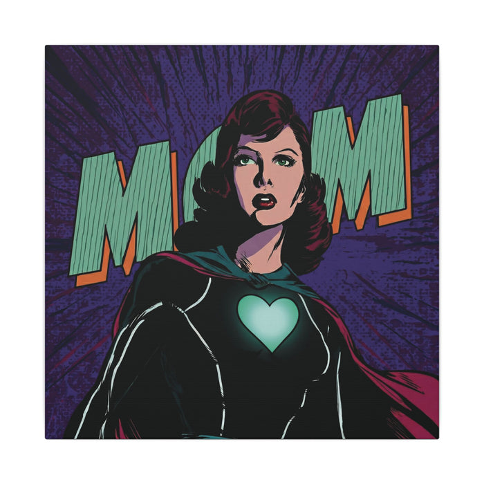 Superhero Mom Canvas Wall Art