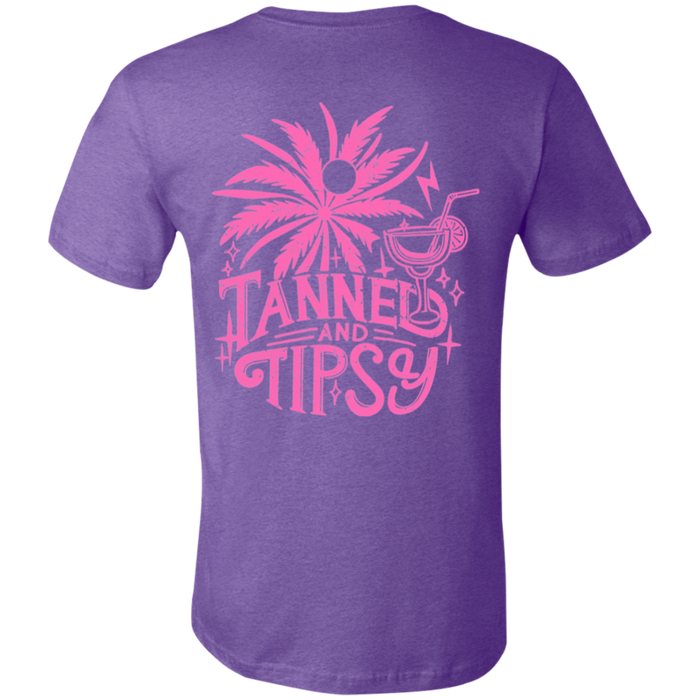 Tanned and Tipsy Double Sided T-Shirt