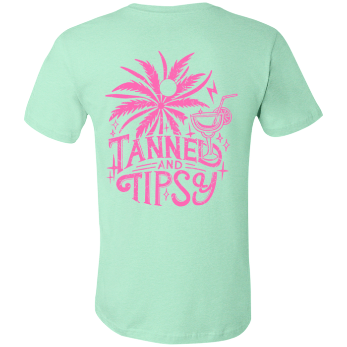 Tanned and Tipsy Double Sided T-Shirt