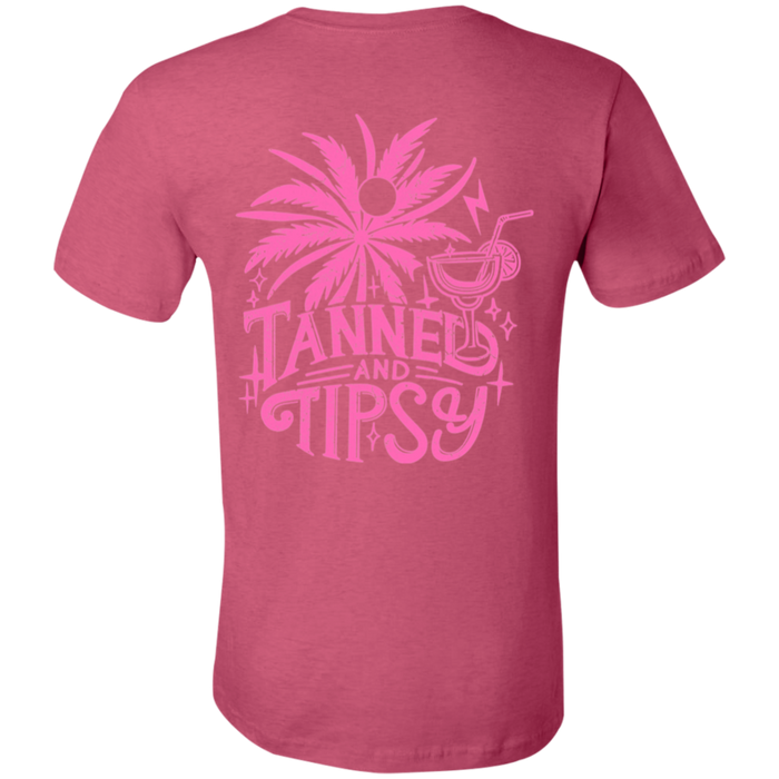 Tanned and Tipsy Double Sided T-Shirt