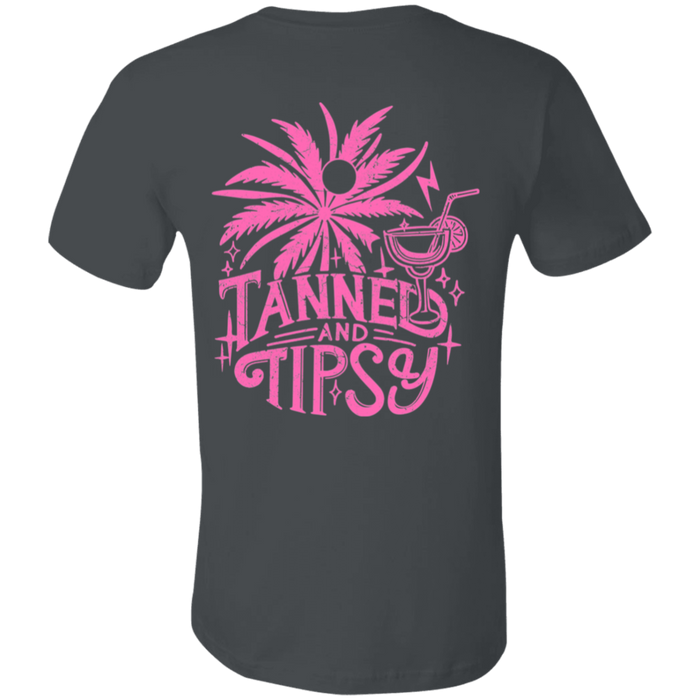 Tanned and Tipsy Double Sided T-Shirt