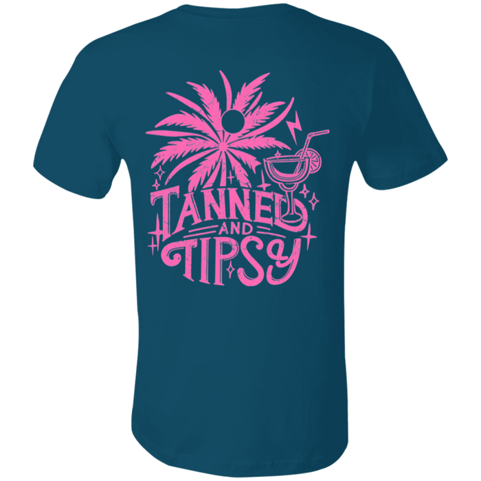 Tanned and Tipsy Double Sided T-Shirt