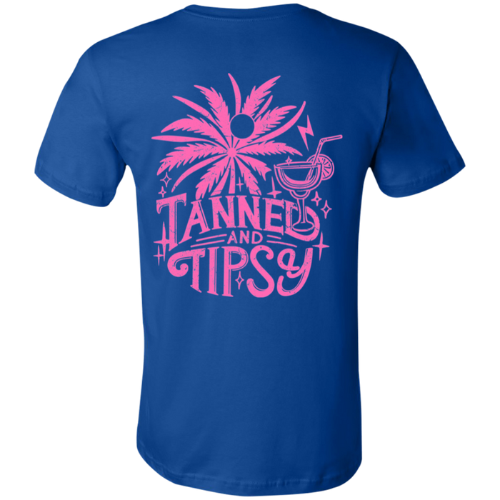 Tanned and Tipsy Double Sided T-Shirt