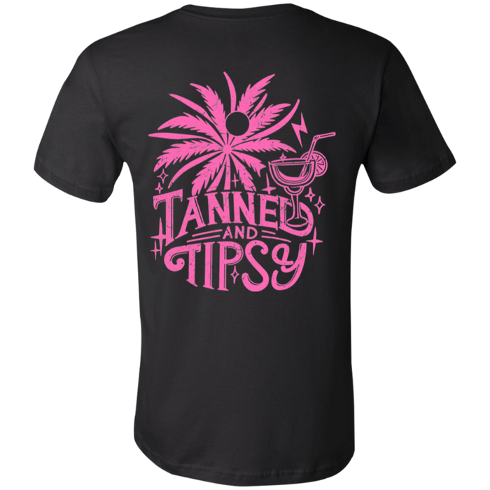 Tanned and Tipsy Double Sided T-Shirt