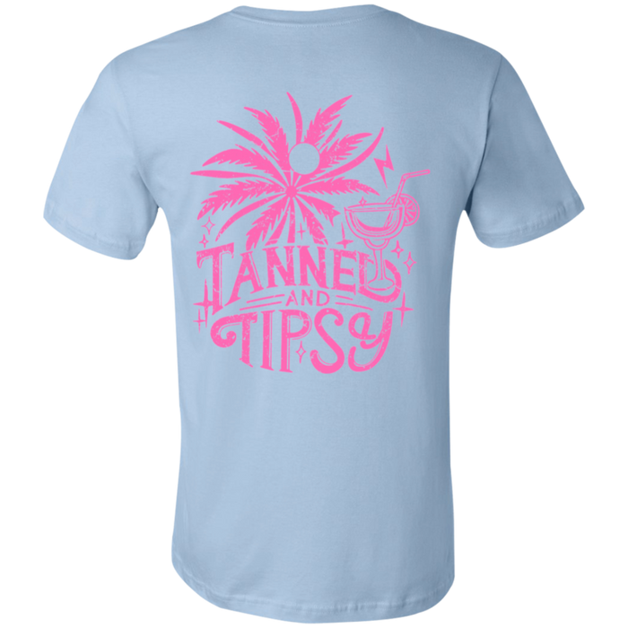 Tanned and Tipsy Double Sided T-Shirt