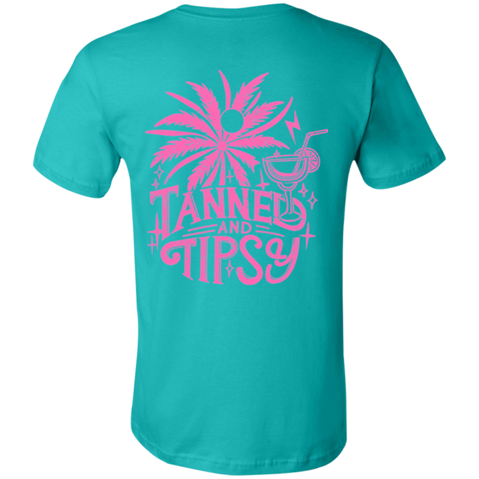 Tanned and Tipsy Double Sided T-Shirt