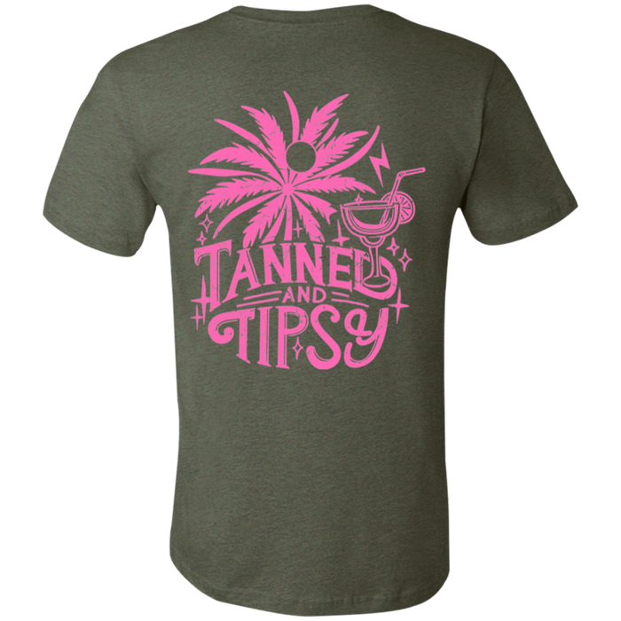 Tanned and Tipsy Double Sided T-Shirt