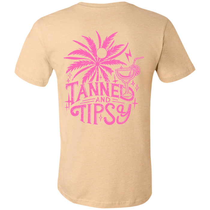 Tanned and Tipsy Double Sided T-Shirt