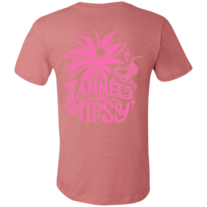 Tanned and Tipsy Double Sided T-Shirt