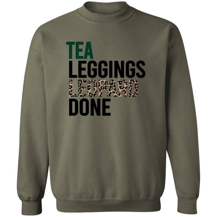 Tea Leggings Leopard Done Sweatshirt