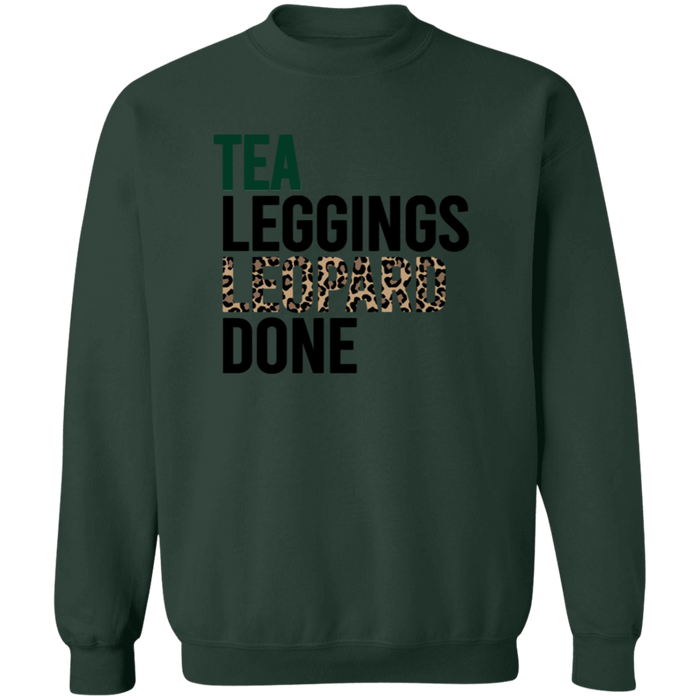 Tea Leggings Leopard Done Sweatshirt