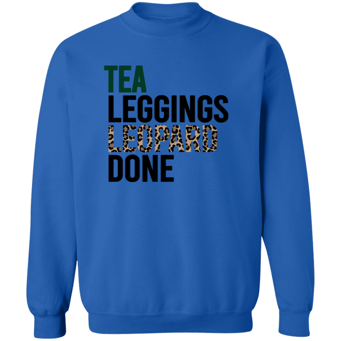 Tea Leggings Leopard Done Sweatshirt