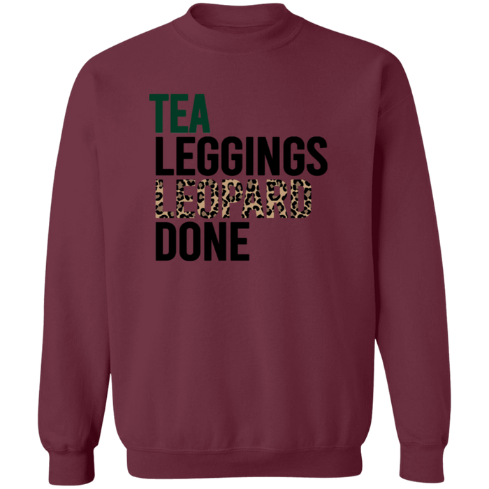 Tea Leggings Leopard Done Sweatshirt
