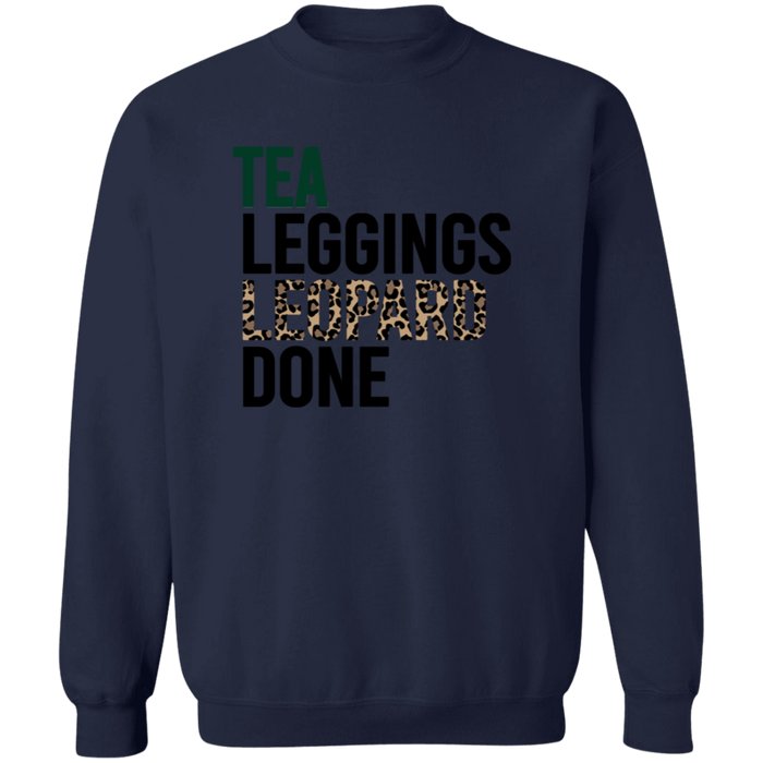 Tea Leggings Leopard Done Sweatshirt