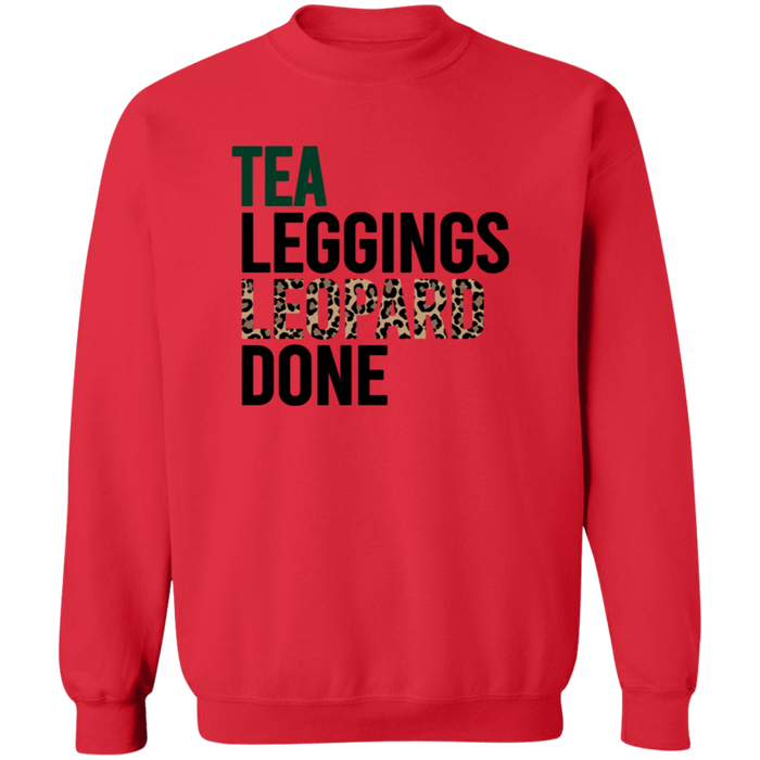 Tea Leggings Leopard Done Sweatshirt