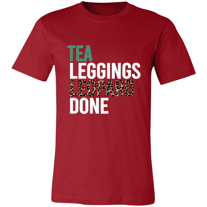 Tea Leopard Leggings Done T-Shirt