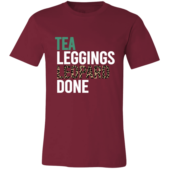 Tea Leopard Leggings Done T-Shirt