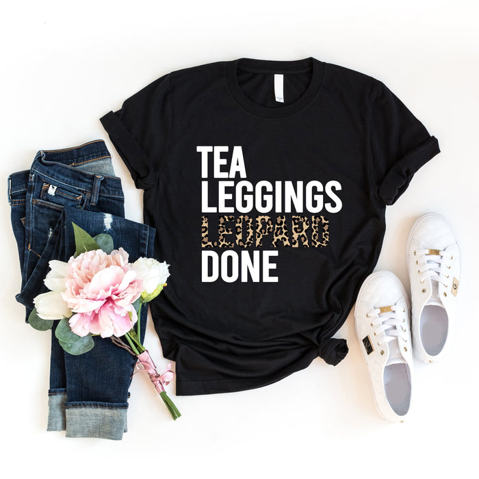 Tea Leopard Leggings Done T-Shirt